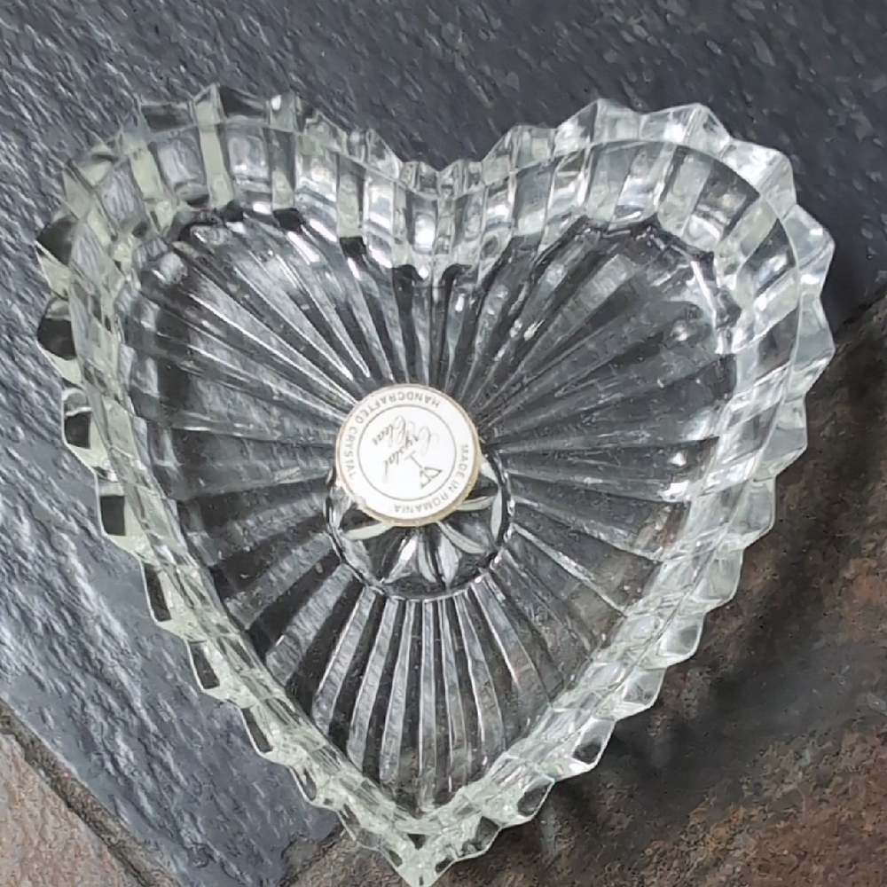 Radiant Heart Glass Art Piece